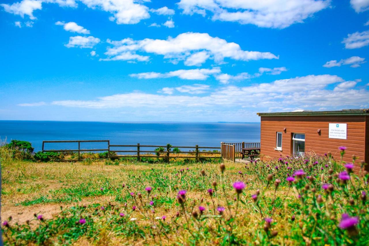 Sunset Sea View Chalet With Hot Tub 토포인트 외부 사진