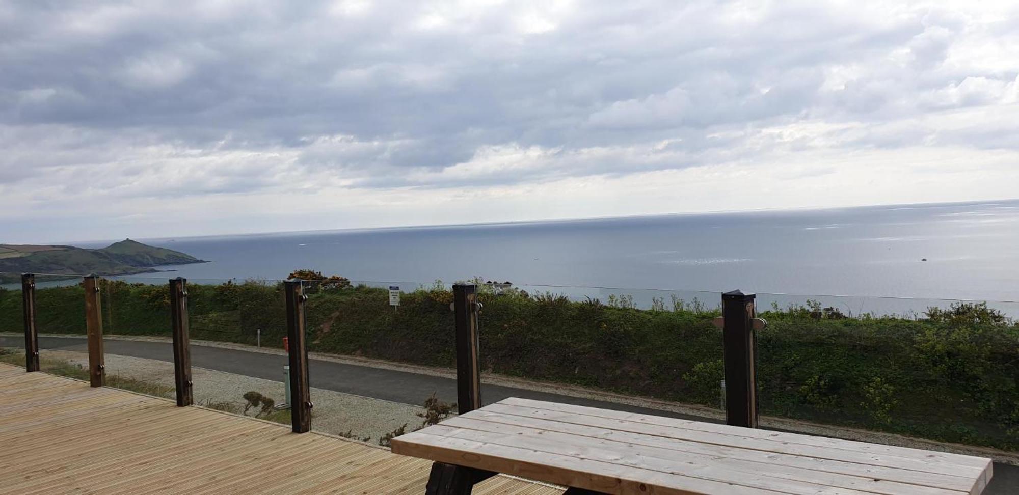 Sunset Sea View Chalet With Hot Tub 토포인트 외부 사진
